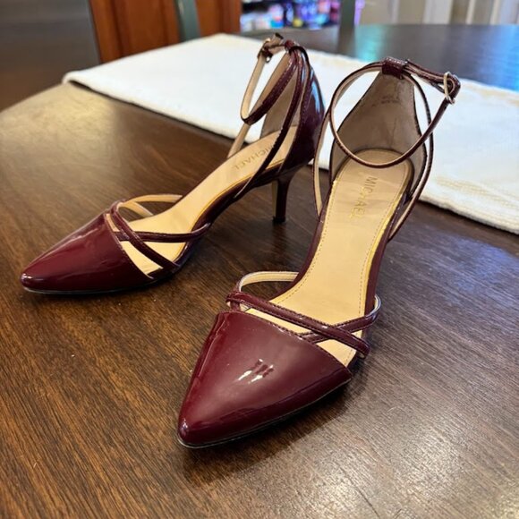 Michael Cardi Womens Strappy Red Heel Size 6 - Picture 1 of 8